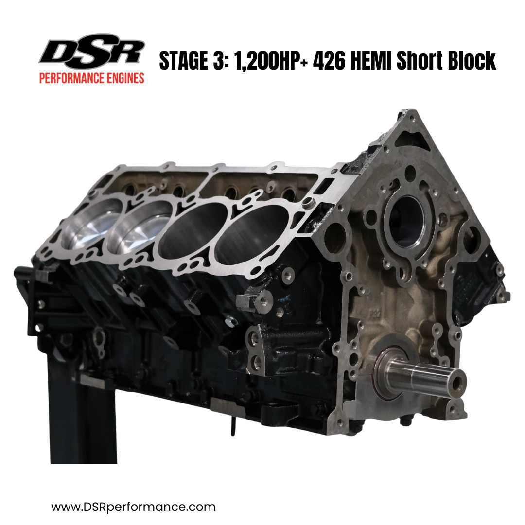 Stage 3: 1,200HP+ 426 HEMI Short Block